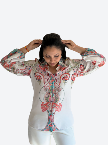 Ivory Paisley Reverie Shirt