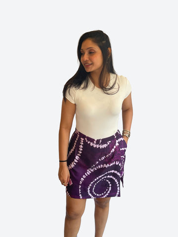 Bandhani Tie- Dye skort