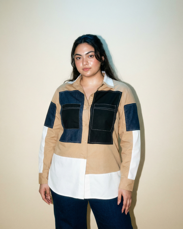 Urban Chic Patchwork Shirt