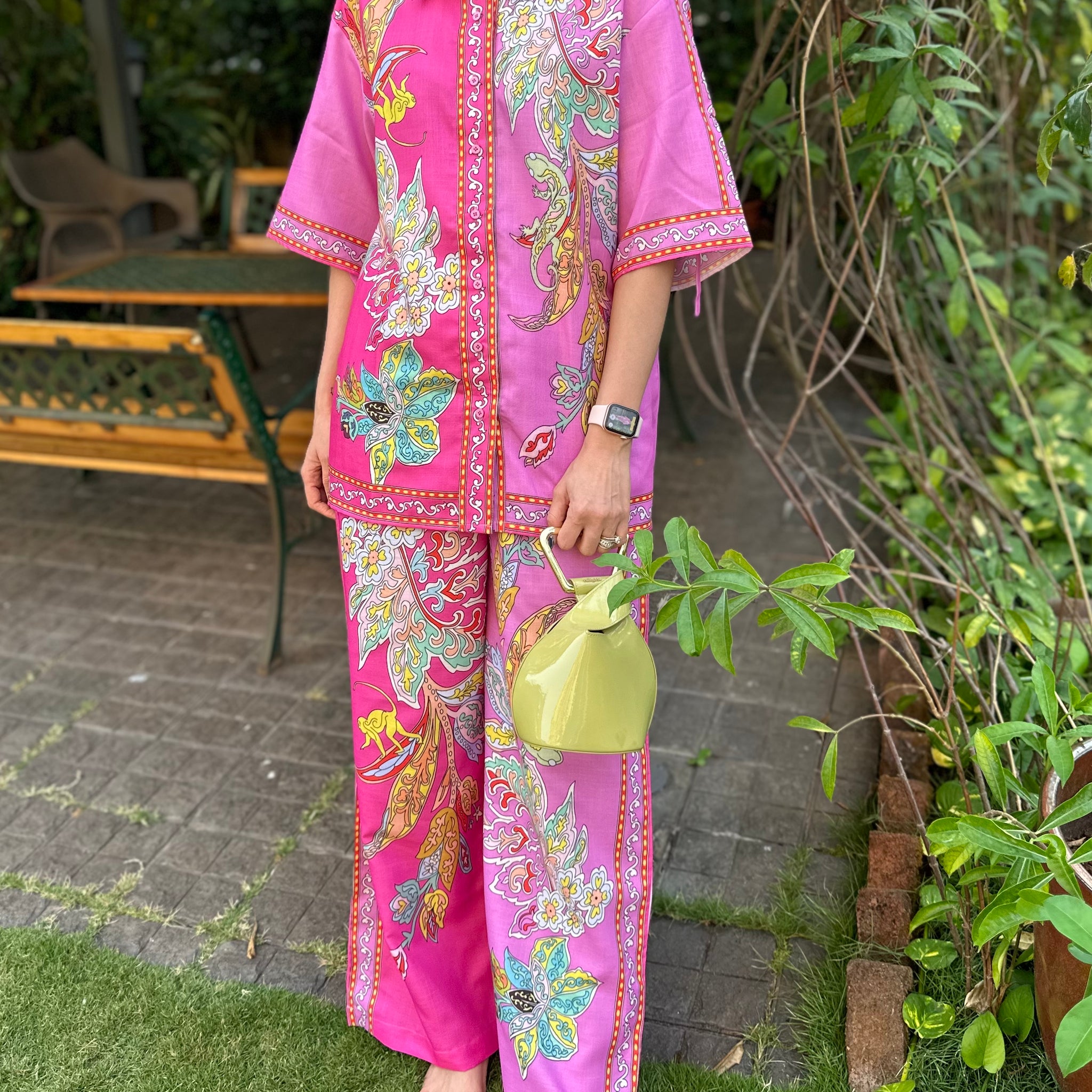 Paisley Hot Pink set
