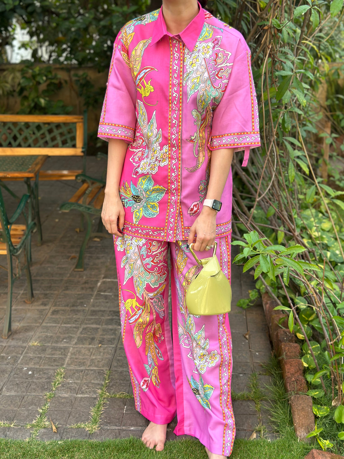 Paisley Hot Pink set