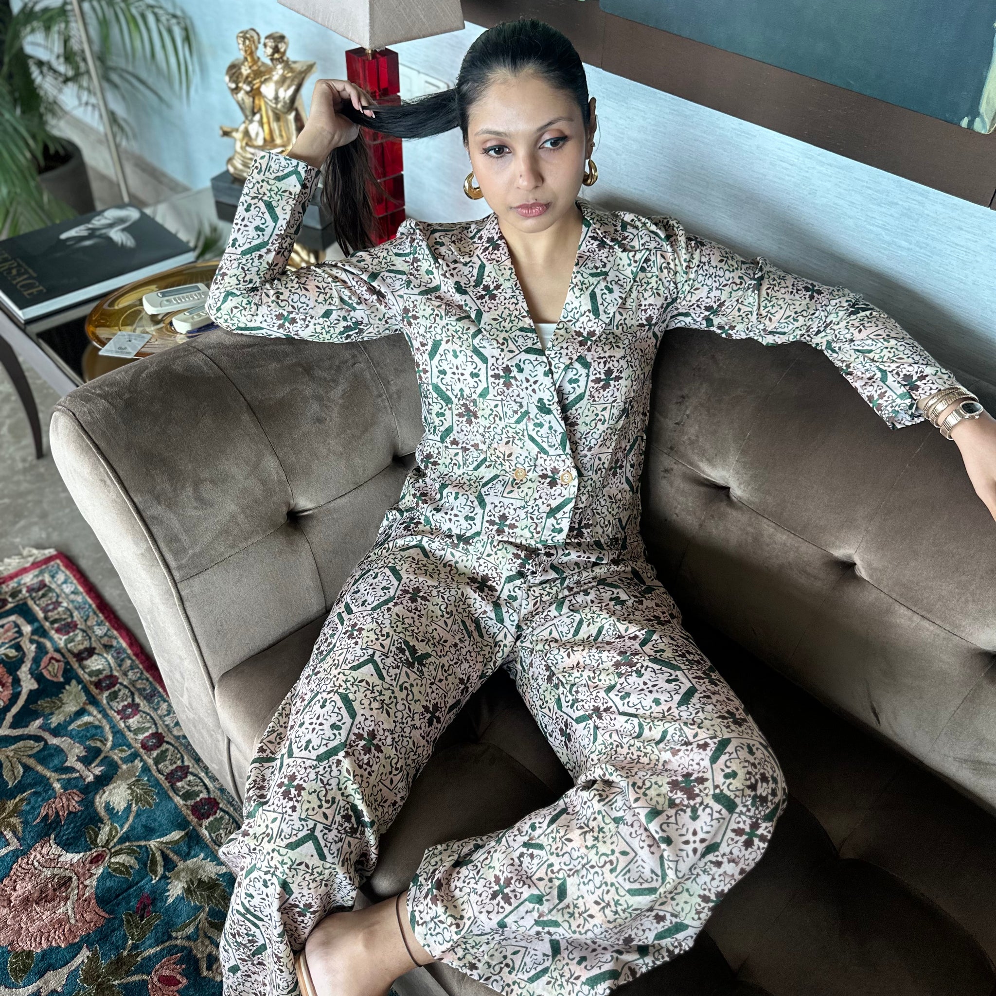 Geometric Printed Set