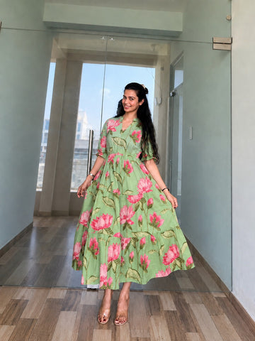 Masakali dress in Green