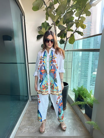 Peacock Paradise Co-ord Set